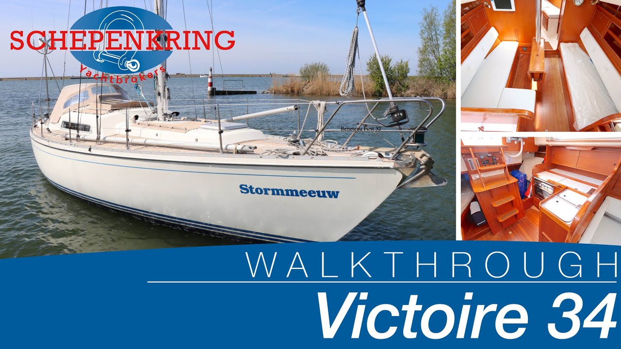 Victoire 34 1985 for sale | Yacht Walkthrough | @ Schepenkring Lelystad