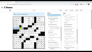 Solving the Wednesday [NYT XWord 9/14/2022]