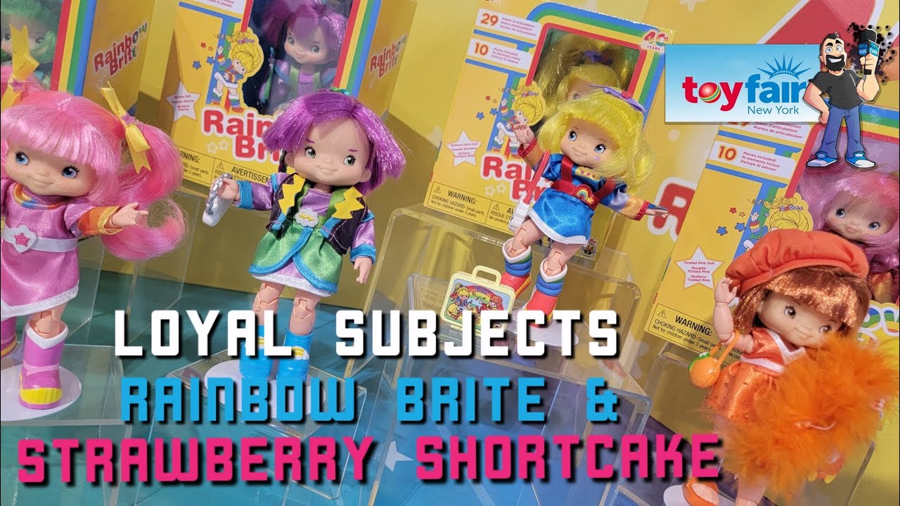 Rainbow Brite & Strawberry Shortcake Loyal Subjects Booth Display at Toy  Fair 2023 