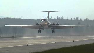 Air Koryo Il-62M Landing At Pyongyang Airport