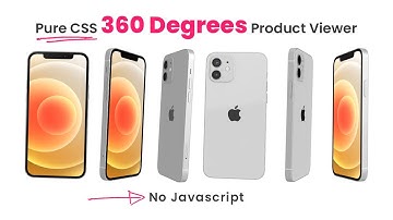 Pure CSS 360 Degrees Product Viewer | 360 degree image rotation in html5 & CSS Only