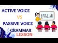 difference between active voice and passive voice sentences