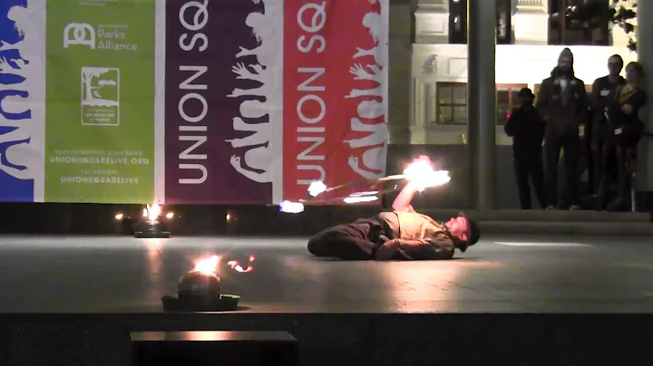 Fire Hoop Solo (Male): 2014 Fire Dancing Expo Act ...