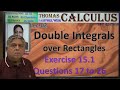 Defintioin of double Integral. Fubini's theorem. Calculus by Thomas. Lec-2 (English)