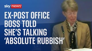 ExPost Office boss Paula Vennells accused of talking 'absolute rubbish' as she breaks down in tears