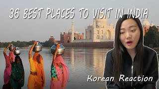 36 Best Places To Visit In India | Most Incredible Views In India | Korean reaction