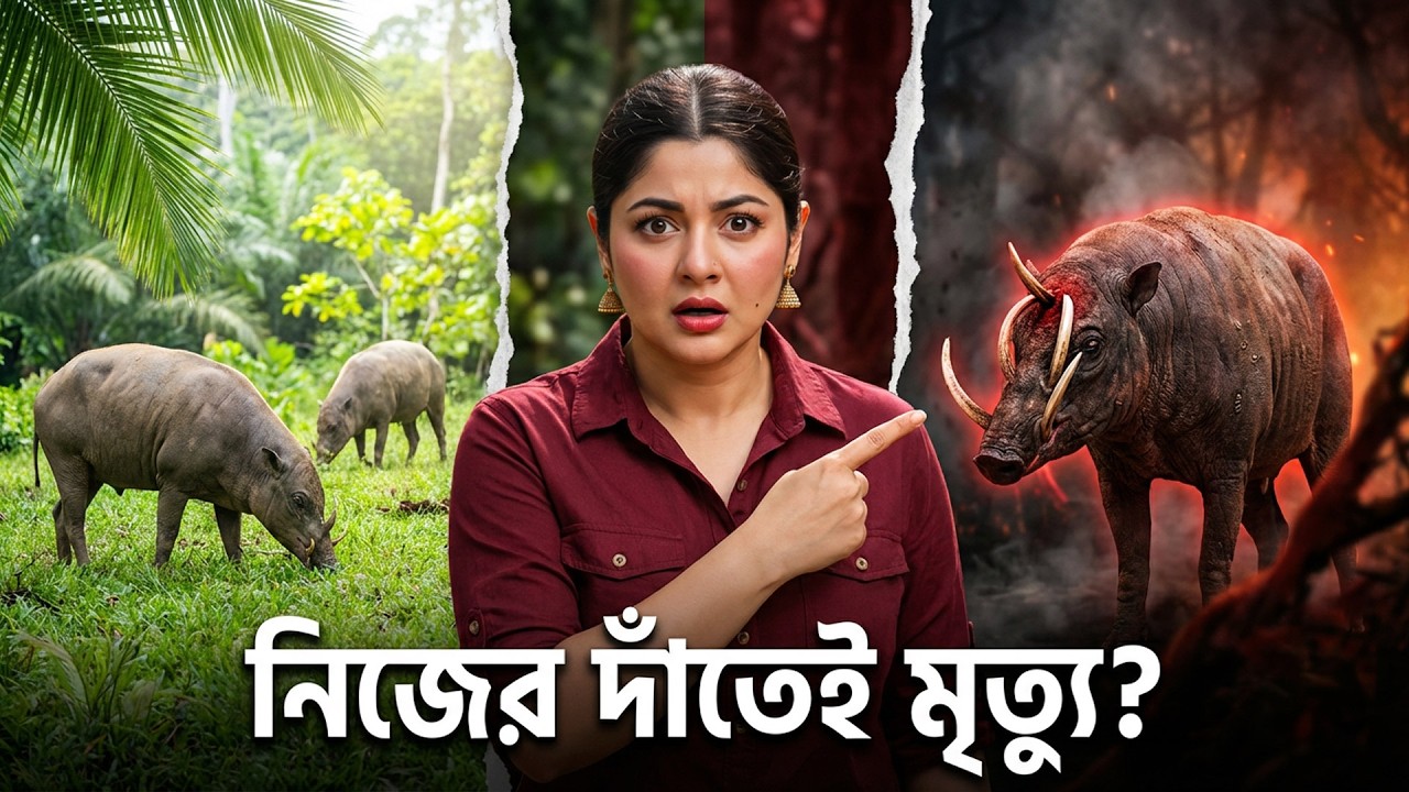 নিজের দাঁতেই নিজের মৃত্যু! 😱 পৃথিবীর সবচেয়ে অদ্ভুত প্রাণী বারি রুশা | Babirusa Facts