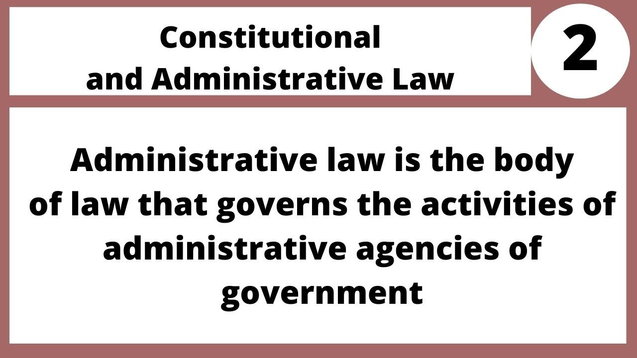 Introduction To Administrative Law In Urdu Hindi Mpa402 Lecture 02 Youtube