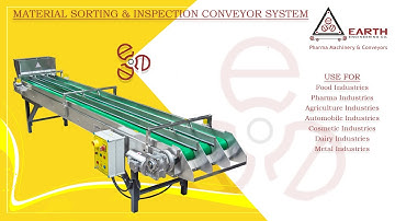Material Sorting & Inspection Conveyor System | Earth Engineering Company | Conveyors | Manufacturer