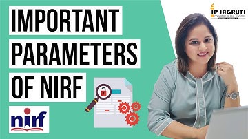 Parameters of NIRF || University & Institutes || Patents