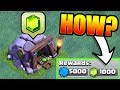 HOW TO GET 1000 FREE GEMS IN THE BUILDERS HALL VILLAGE!! - Clash Of Clans NEW ACHIEVEMENTS!