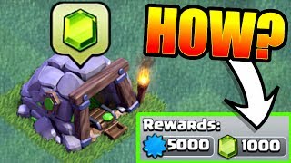 HOW TO GET 1000 FREE GEMS IN THE BUILDERS HALL VILLAGE!! - Clash Of Clans NEW ACHIEVEMENTS! screenshot 3