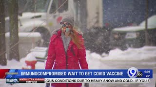 Immunocompromised wait to get COVID vaccine