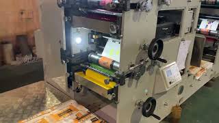 left 4 colors and right 4 colors of stack flexo printing machine from jingle blue