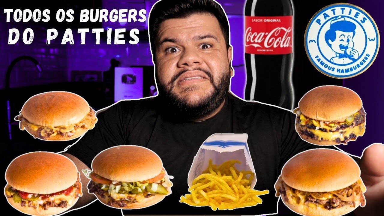Comprei Todos os Burgers do Patties! Valeu a Pena?