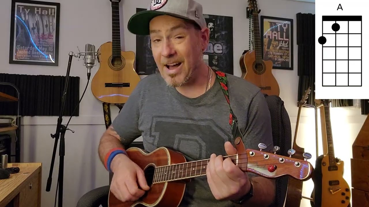 Beginner Ukulele Tutorial - Three Little Birds (Bob Marley Cover)