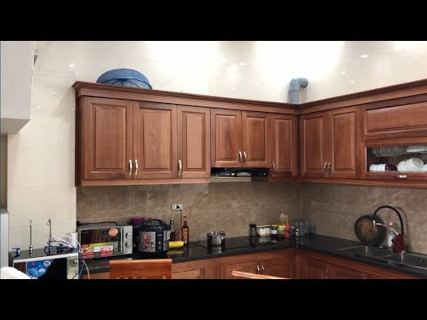 Video Công trình tủ bếp gỗ xoan đào nhà anh Kiên - Việt Trì... - youtube