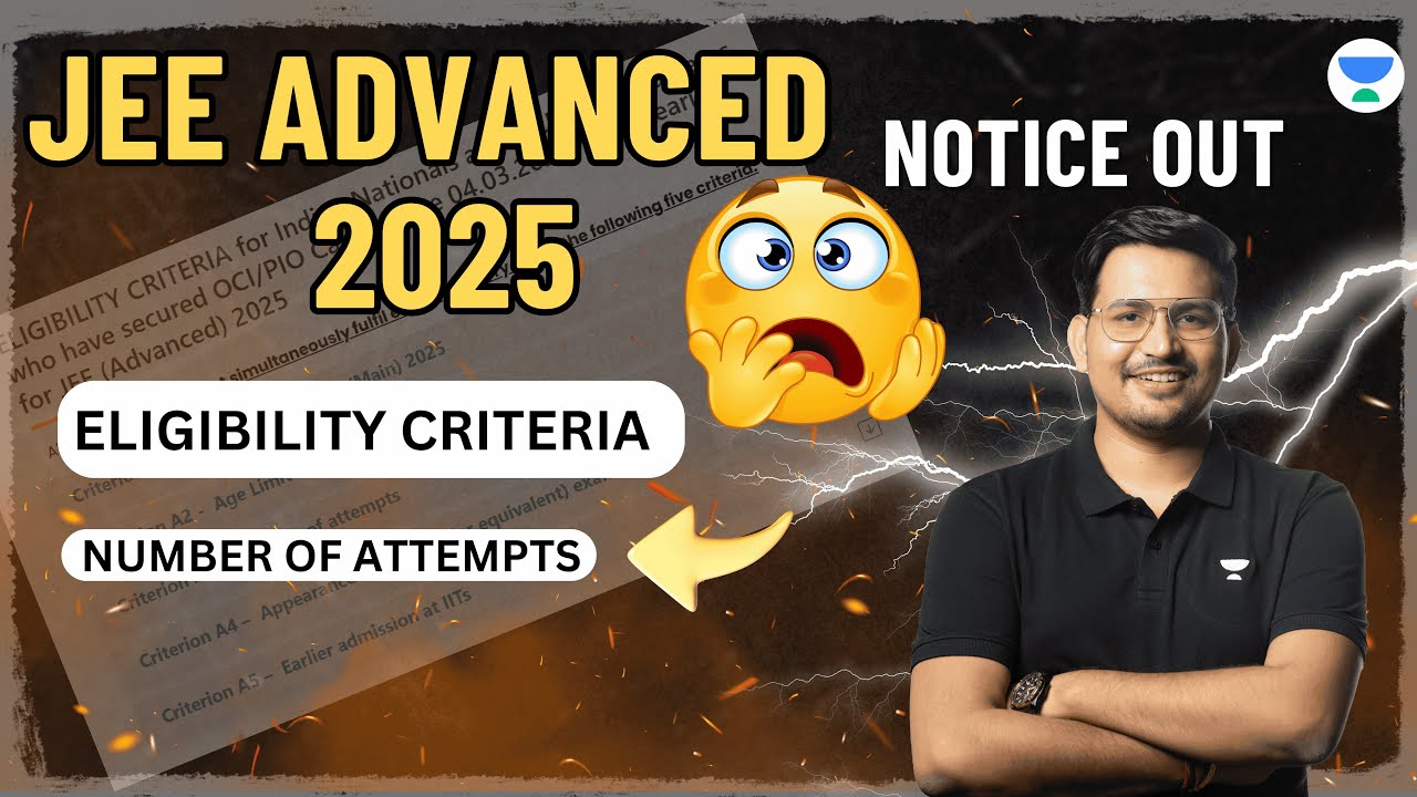 Eligibility Criteria | JEE Advanced 2025 | RY Sir | Kota Pulse By ...