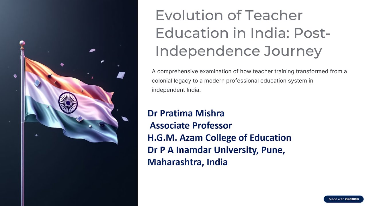Evolution of Teacher Education in India Post -Independence Journey