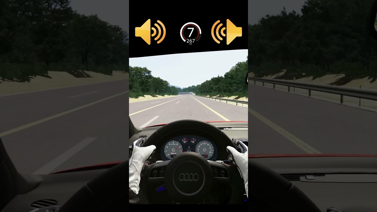 Audi RS3: Brutal Engine Sound & Max Speed! 🚀🔊 