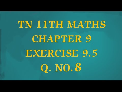 TN 11TH MATHS/CHAPTER 9/LIMITS AND CONTINUITY/EXERCISE 9.5 Q. NO. 8(@MATHSSTUDENT )