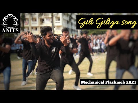 Gili Giliga Song Dance | Mechanical FlashMob 2023 | ANITS | Ignition 2k23 | Vizag | #flashmob