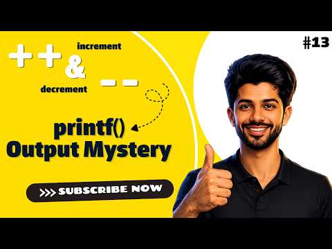 printf() Output Mystery: Increment & Decrement Operators Solved