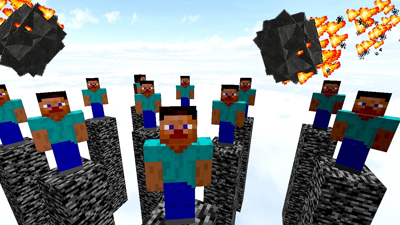 TORTUREI 1.000 INSCRITOS COM DESASTRES EM PILARES BEDROCK MINECRAFT