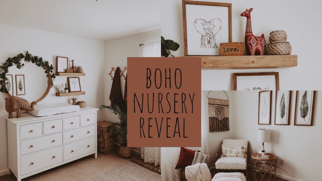 NURSERY REVEAL | BOHO NURSERY - YouTube