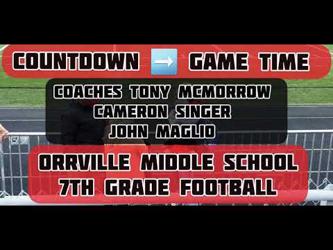 Orrville Middle School 7th Grade Football 