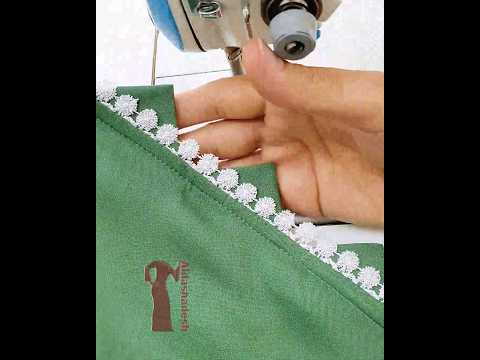 خياطة وتركيب الدانتيل   خياطة فصالات