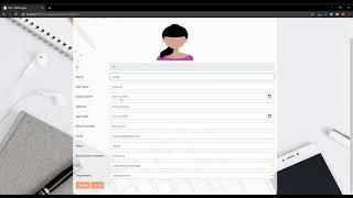 Human resource management system - Web app screenshot 1