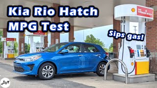 2021 Kia Rio Hatchback – MPG Test | Real-world Highway Range