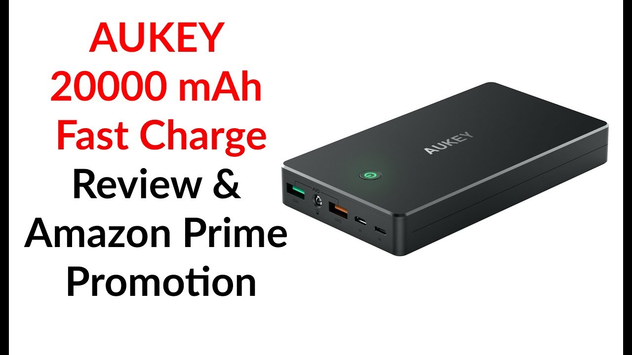 AUKEY Fast Charge Battery Pack YouTube Tech Guy YouTube