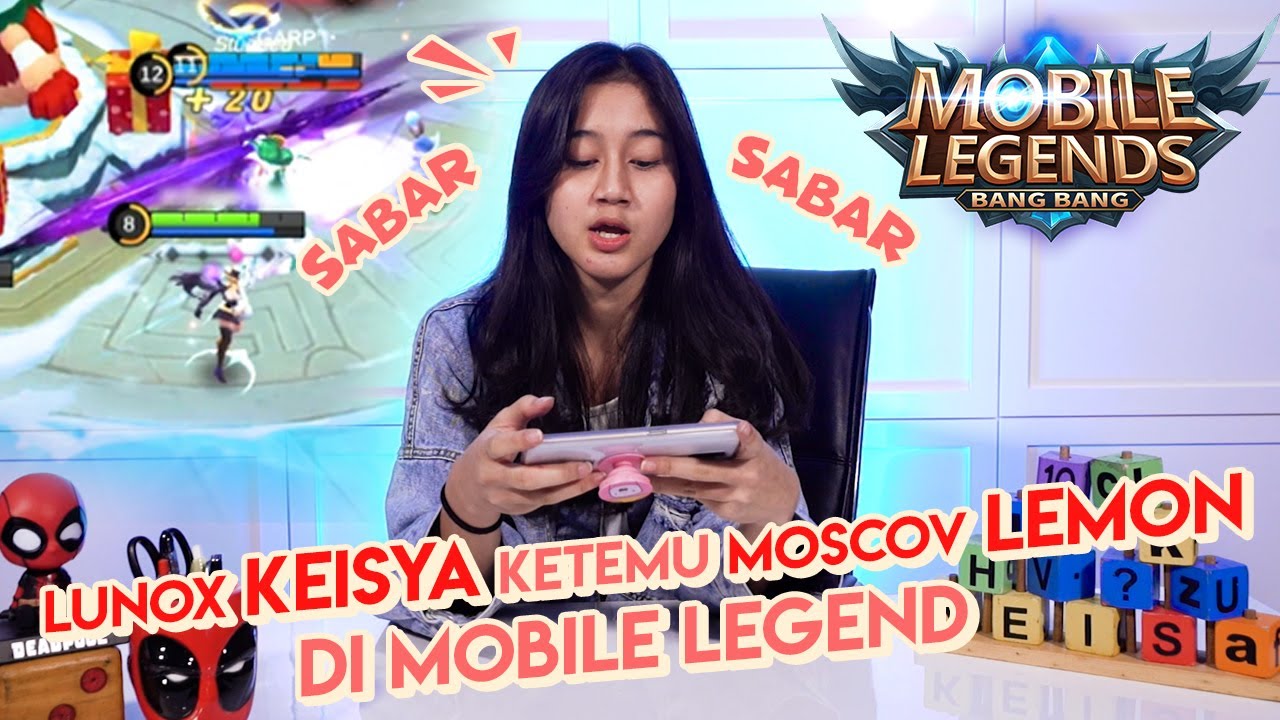 LUNOX KEISYA KETEMU MOSCOV LEMON DI MOBILE LEGEND | COBA PERTAMA KALI!