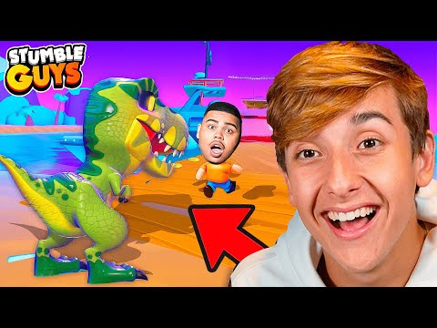 RUN OR BECOME A DINOSAUR - Stumble Guys
