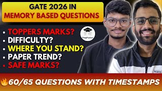🔥GATE 2026 INSTRUMENTATION ANSWER KEY || PrepFusion