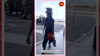 Karishma Tanna Takes Off In Style At The Mumbai Airport Sbb