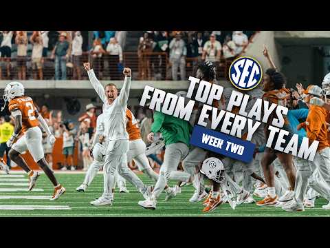 Top Plays of Week 2 | 2026 SEC Football