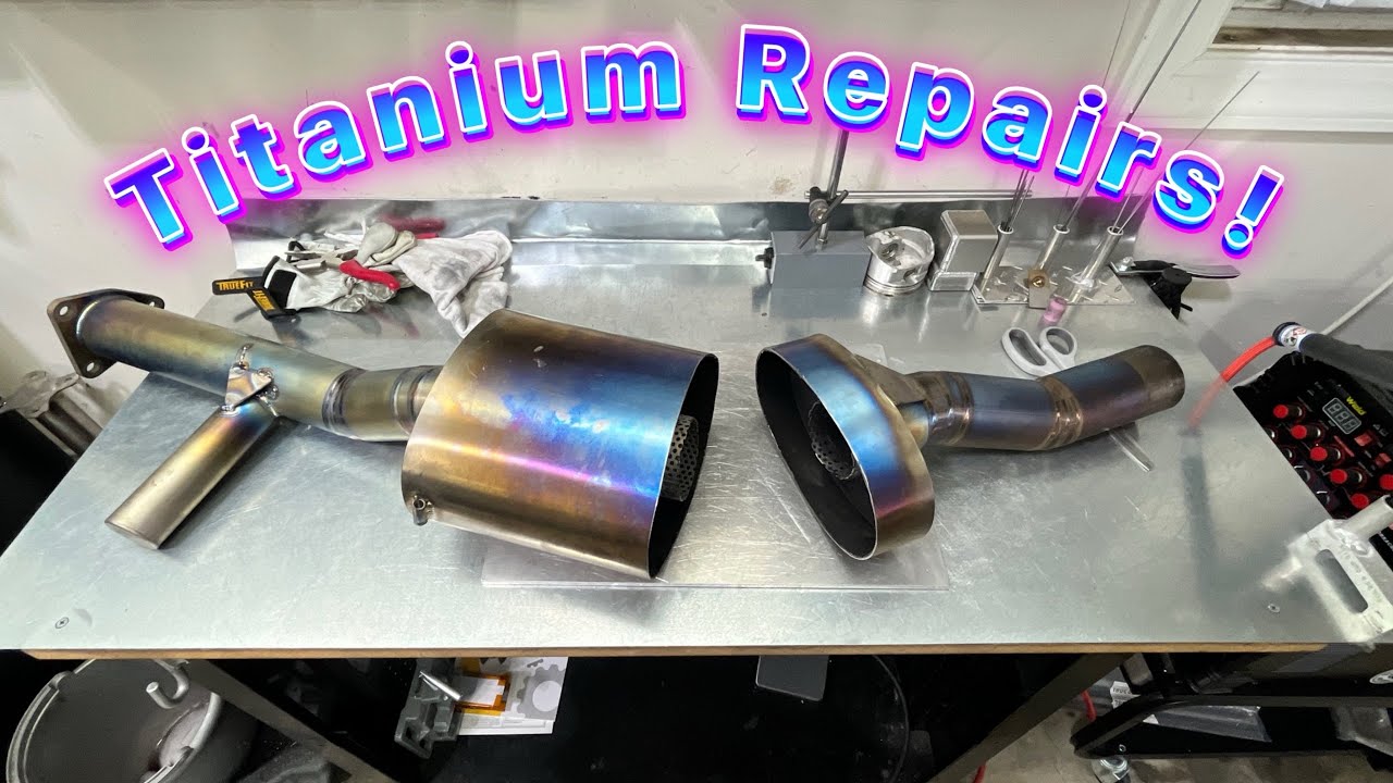Welding titanium for a repair on s2000 exhaust
