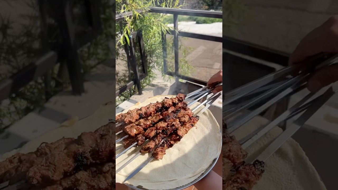 Barbecue with family on Sunday in the mountains of Lebanon 🇱🇧🍖 