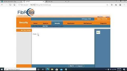 how to block unknow person by MAC ADDRESS  - OPTRONIX/FIBERSOL ONT ROUTER