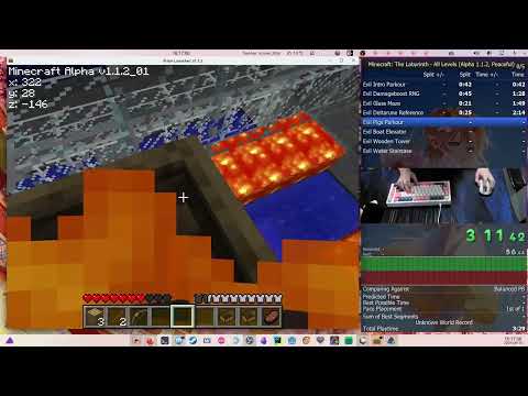 Minecraft: The Labyrinth (All Levels, Peaceful) in 6:38