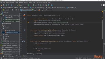 Hands-On Android Material Design : Implementing Navigation Drawer | packtpub.com