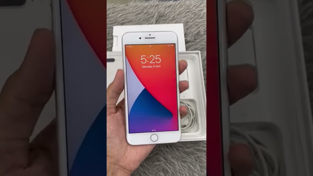 I PHONE 8 PLUS || Silver Edition || 4/64 || Apple iPhone silver color || Dual Camera Phone 