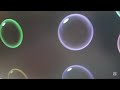 Bubble screensaver but every second of video is in a different place
