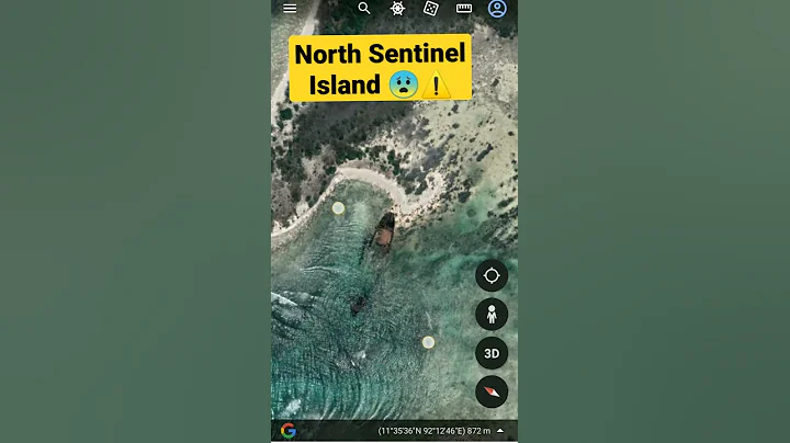 North Sentinel Strange Thing on Google Map #sentinelisland #strange #boat #googleearth