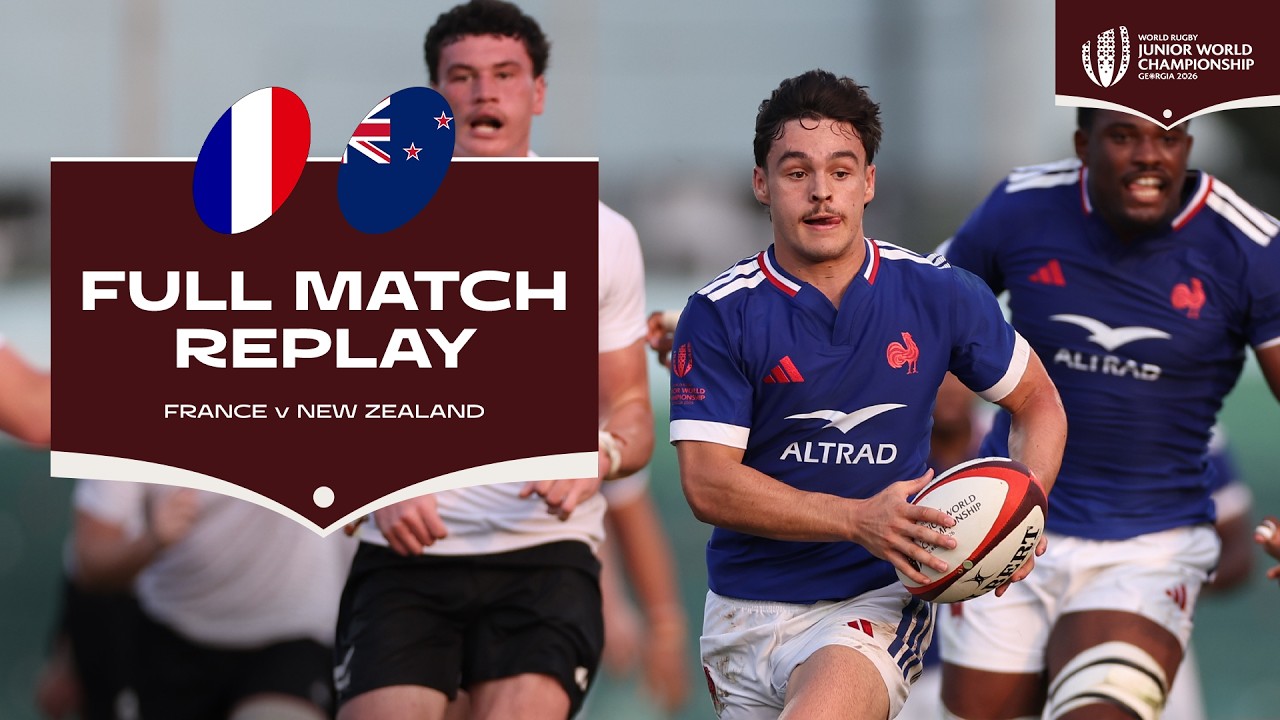 Semi-final MAGIC 🪄 | France v New Zealand | Junior World Championship | Full Match Replay