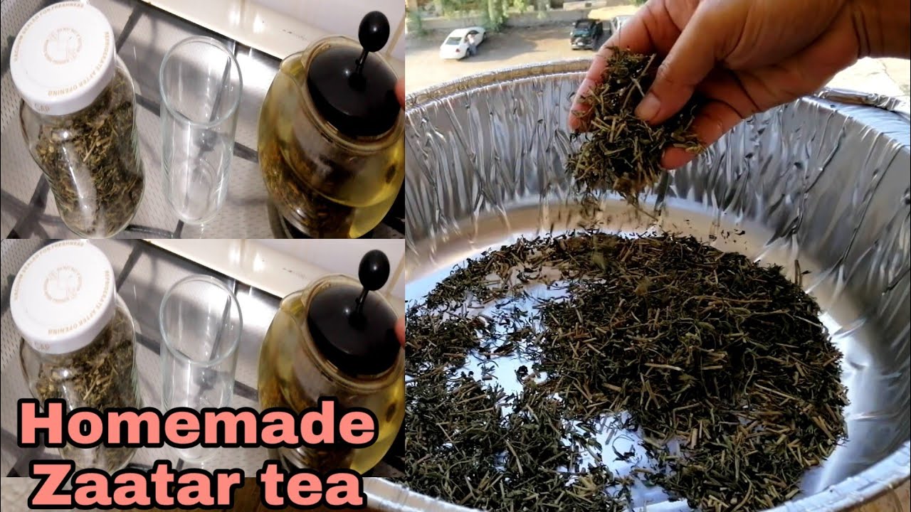 homemadezaatartea homemade zaatar(thyme) tea YouTube