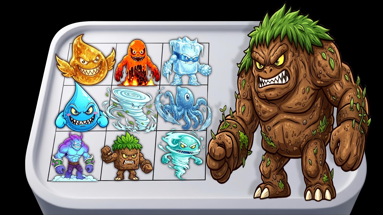 Elemental Monster Battle _ Merge Elements Evolution 3D, New Elemental ...